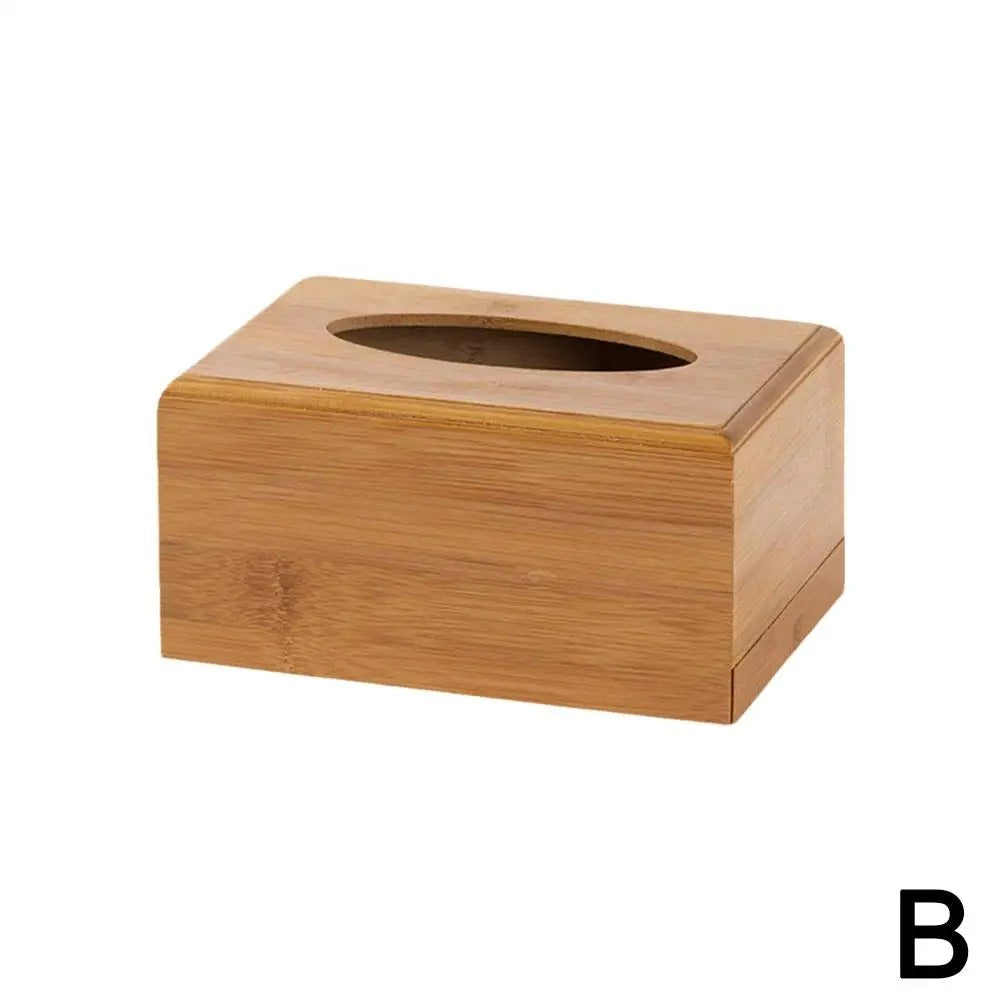 Boîte à mouchoirs bambou bois insertion tiroir 3 tailles décoration intérieur salon chambre à coucher rhume écologique durable - lebois-eco.com