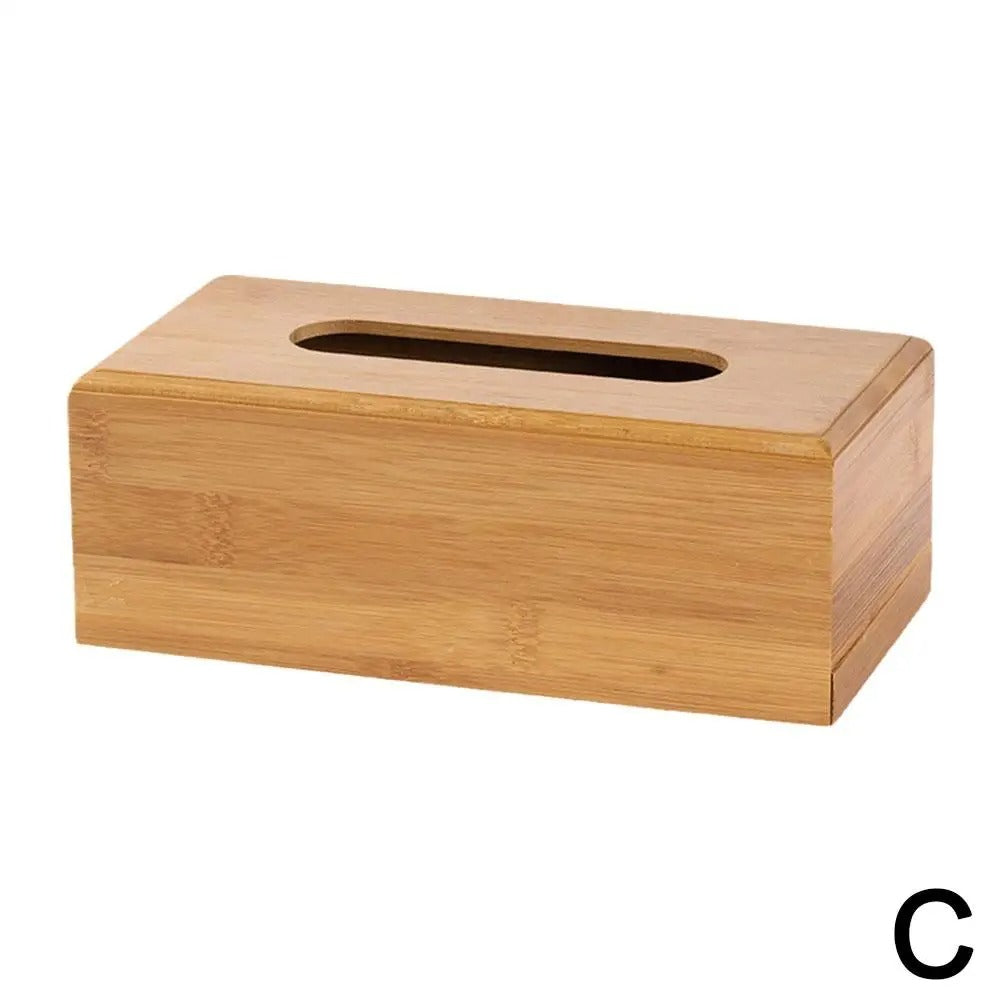 Boîte à mouchoirs bambou bois insertion tiroir 3 tailles décoration intérieur salon chambre à coucher rhume écologique durable - lebois-eco.com