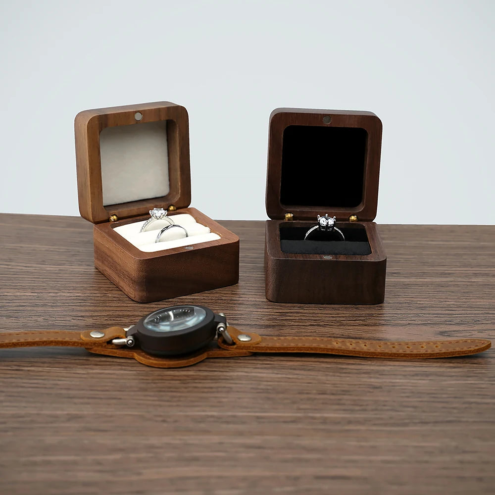 Boîte alliance bague mariage fiançaille bois personnalisable custom gravure laser bijou cadeau demoiselle honneur évènement durable unique - lebois-eco.com
