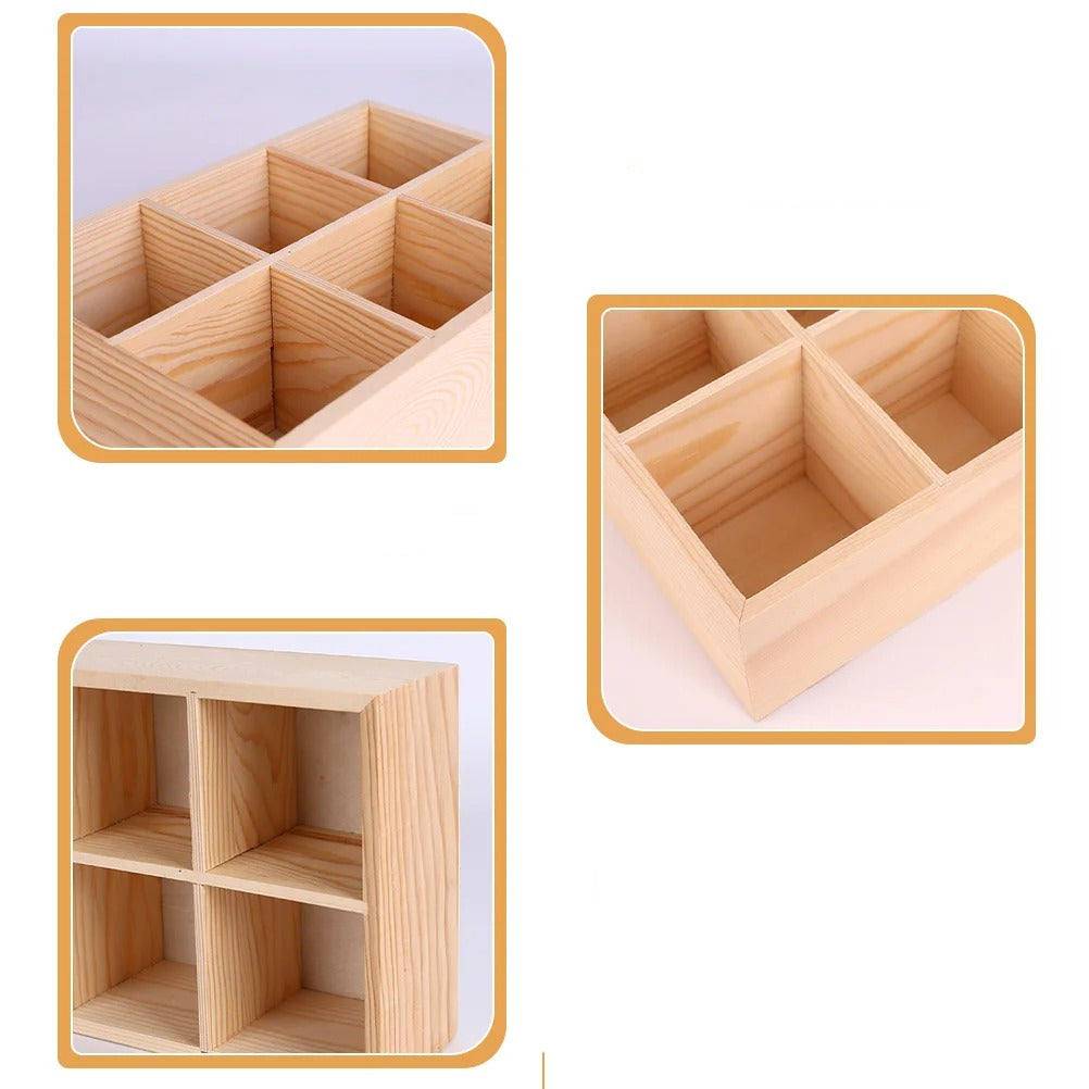Boîte de rangement en bois pour bijoux parfums cosmétiques bureau cuisine accessoires salle de bain bureau écologique durable - lebois-eco.com