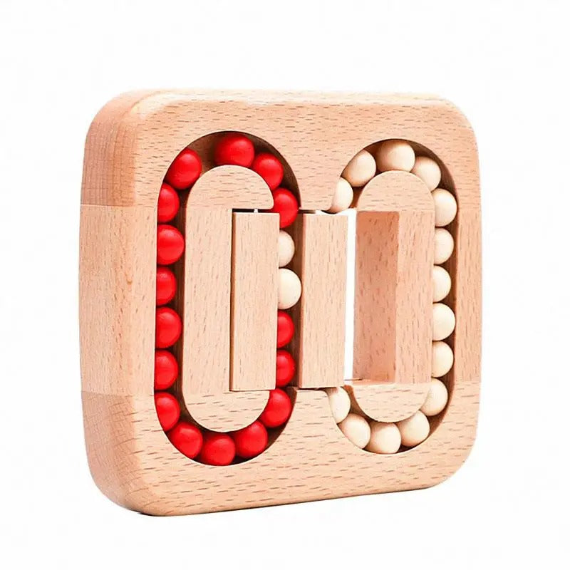 Casse tête bois hêtre billes infinies pour enfant adulte cadeau anniversaire noël écologique durable - lebois-eco.com