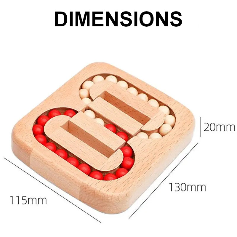 Casse tête bois hêtre billes infinies pour enfant adulte cadeau anniversaire noël écologique durable - lebois-eco.com