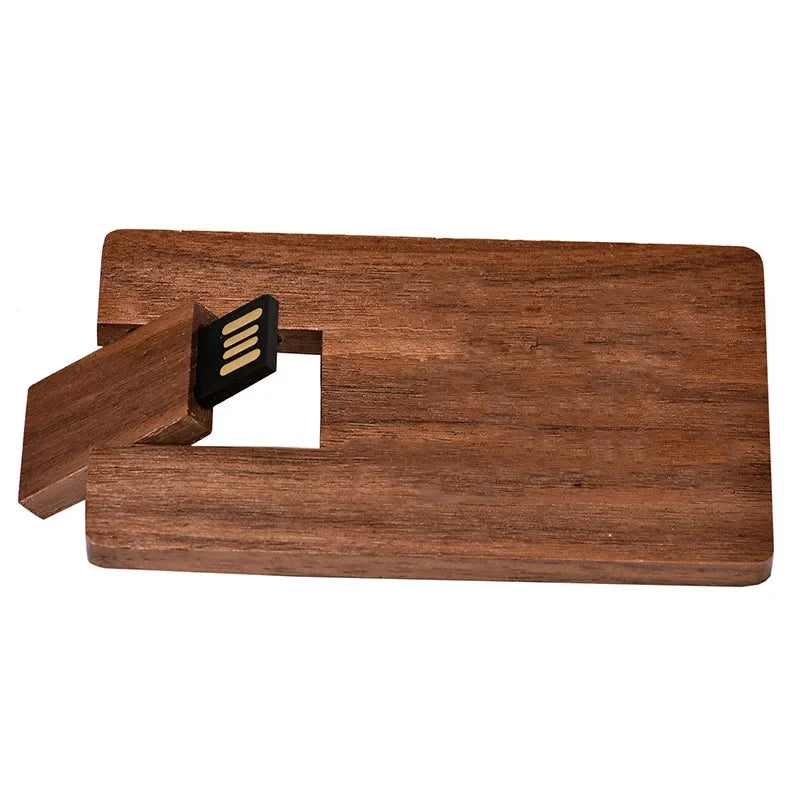 Clé usb bois carte noyer érable rose bambou personnalisable custom logo prénom entreprise cadeau high tech anniversaire film mariage mp3 photo fichier durable - lebois-eco.com