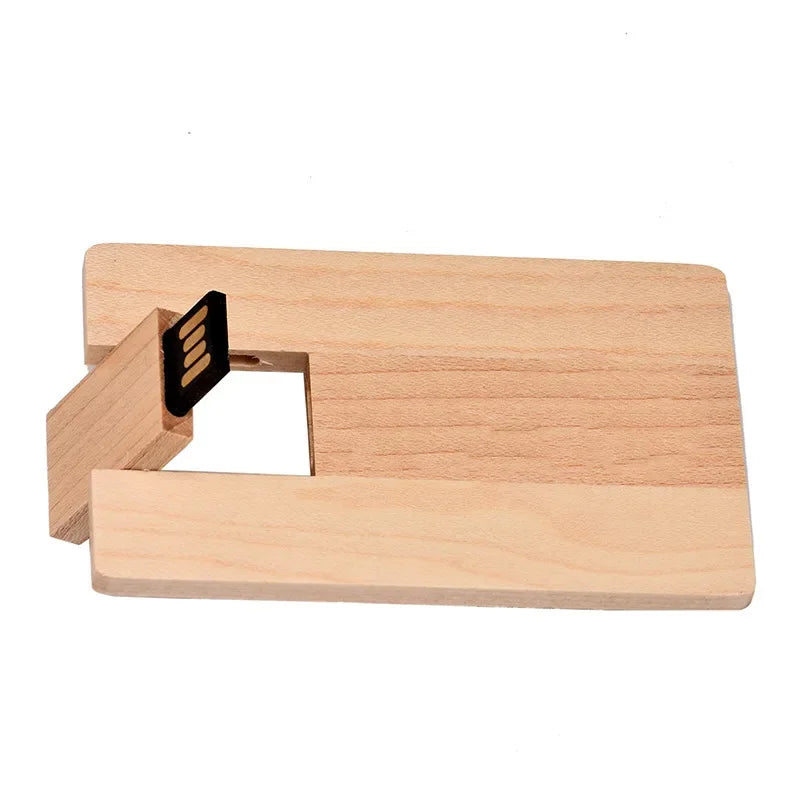 Clé usb bois carte noyer érable rose bambou personnalisable custom logo prénom entreprise cadeau high tech anniversaire film mariage mp3 photo fichier durable - lebois-eco.com