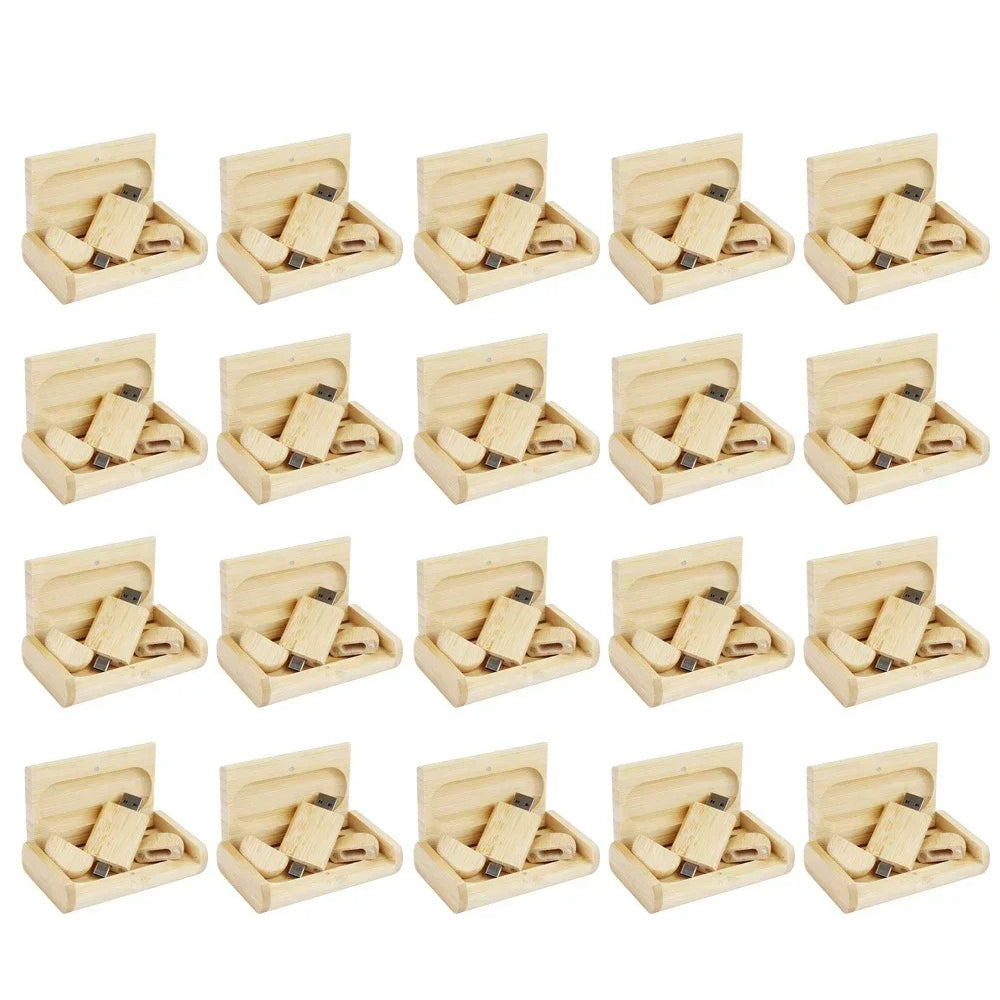 Coffret clé usb bois 2 en 1 usb 3 type c personnalisable vente en gros érable noyer bambou logo entreprise promotion professionnels photographe cadeau goodies durable - lebois-eco.com