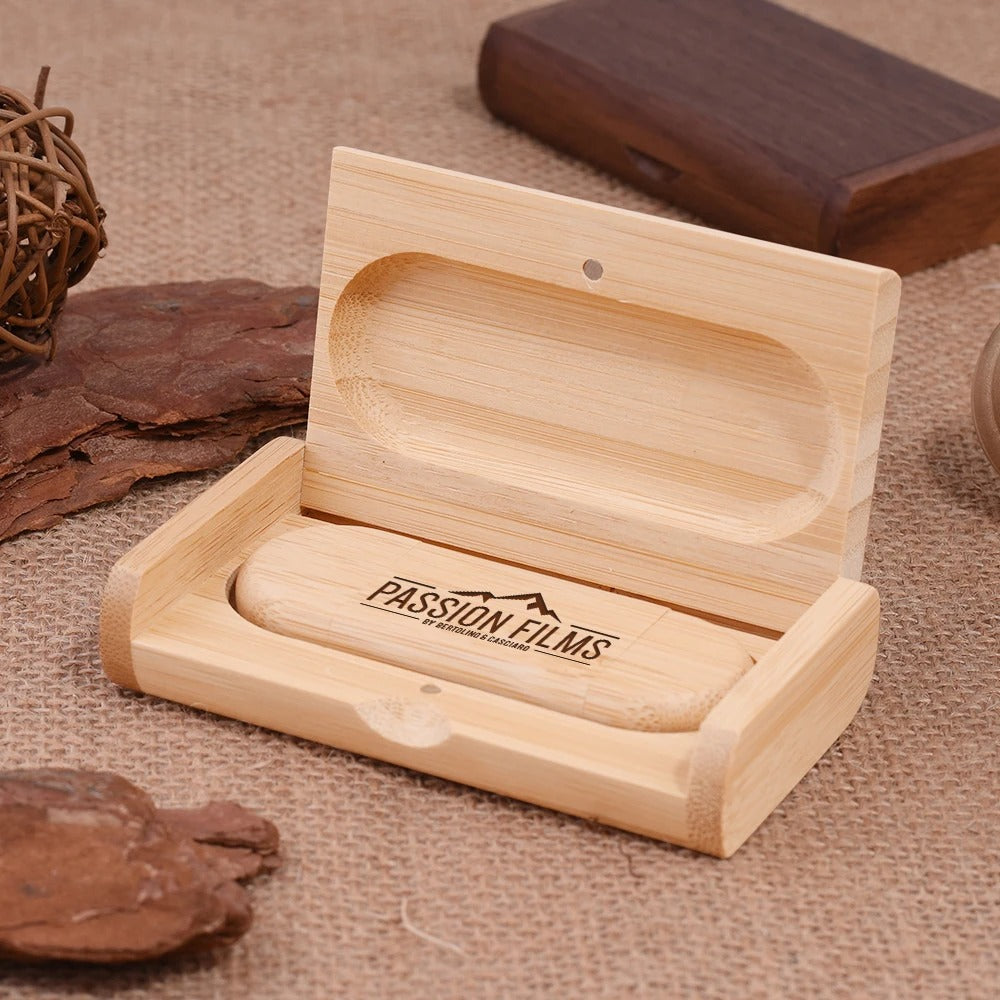 Coffret clé usb bois 2 en 1 usb 3 type c personnalisable vente en gros érable noyer bambou logo entreprise promotion professionnels photographe cadeau goodies durable - lebois-eco.com