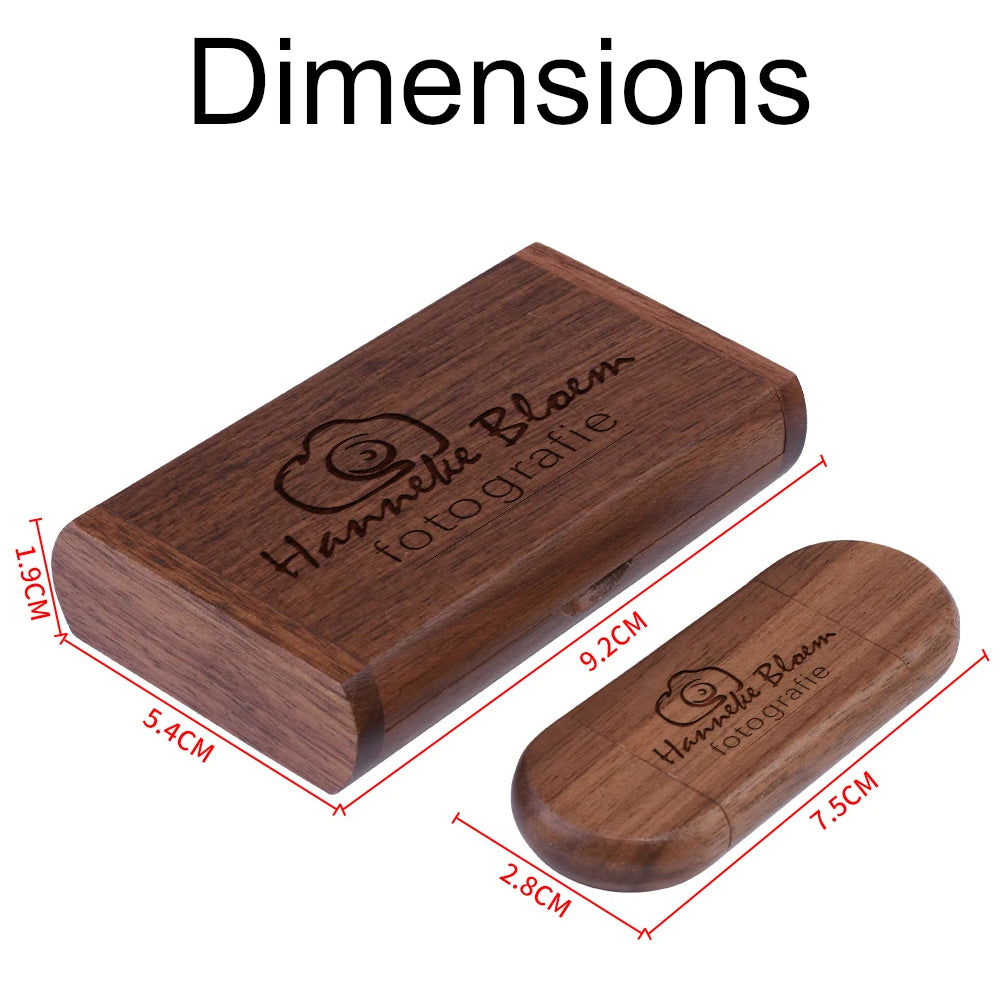 Coffret clé usb bois personnalisable gravure laser 2 en 1 usb 3.0 et type c noyer bambou érable logo prénom entreprise mariage photographe durable - lebois-eco.com