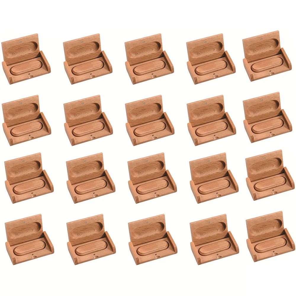Coffret clé usb bois personnalisable vente en gros érable hêtre bambou logo prénom entreprise professionnels photographe cadeau goodies renouvelable écologique - lebois-eco.com