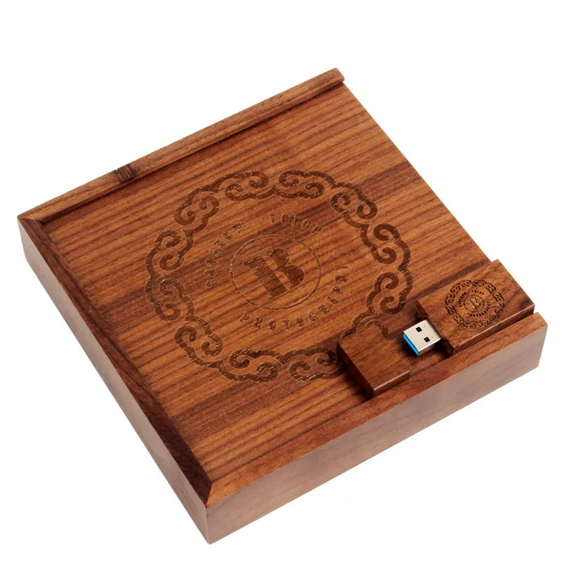 Coffret personnalisable album box photo clé usb bois bambou logo custom gratuit cadeau mariage noël anniversaire durable environnement écologique - lebois-eco.com