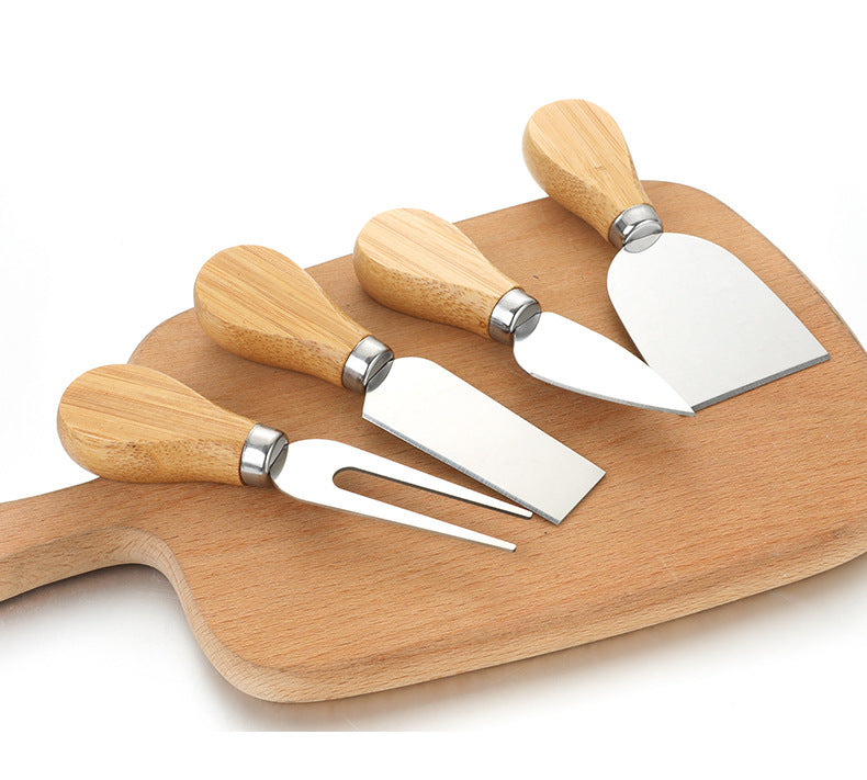 Couteau fromage bois bambou repas plateau dégustation couper découper trancher comté Jura France tradition baguette pain écologie renouvelable environnement responsable - lebois-eco.com