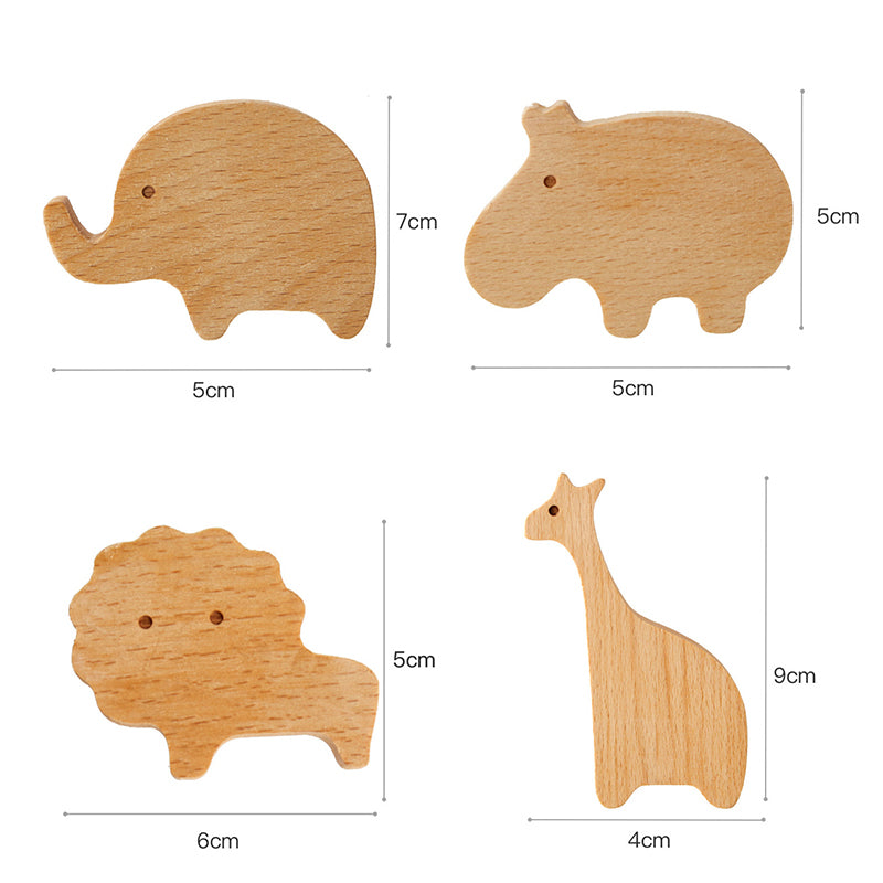 Crochet mural muraux hêtre bois porte manteau sac vêtement blouson décoration intérieur maison DIY art chambre enfant animaux environnement écologique responsable renouvelable - lebois-eco.com