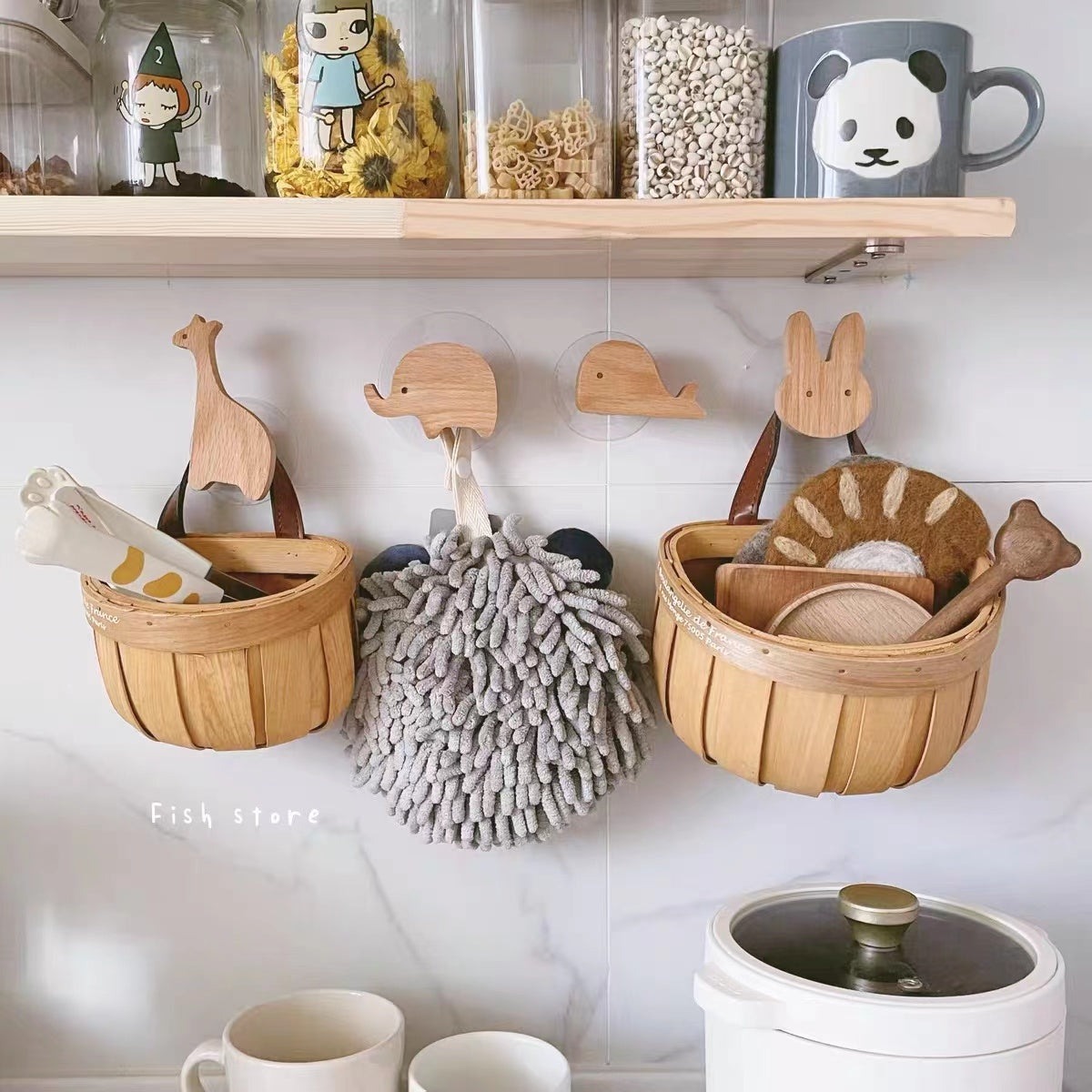 Crochet mural muraux hêtre bois porte manteau sac vêtement blouson décoration intérieur maison DIY art chambre enfant animaux environnement écologique responsable renouvelable - lebois-eco.com