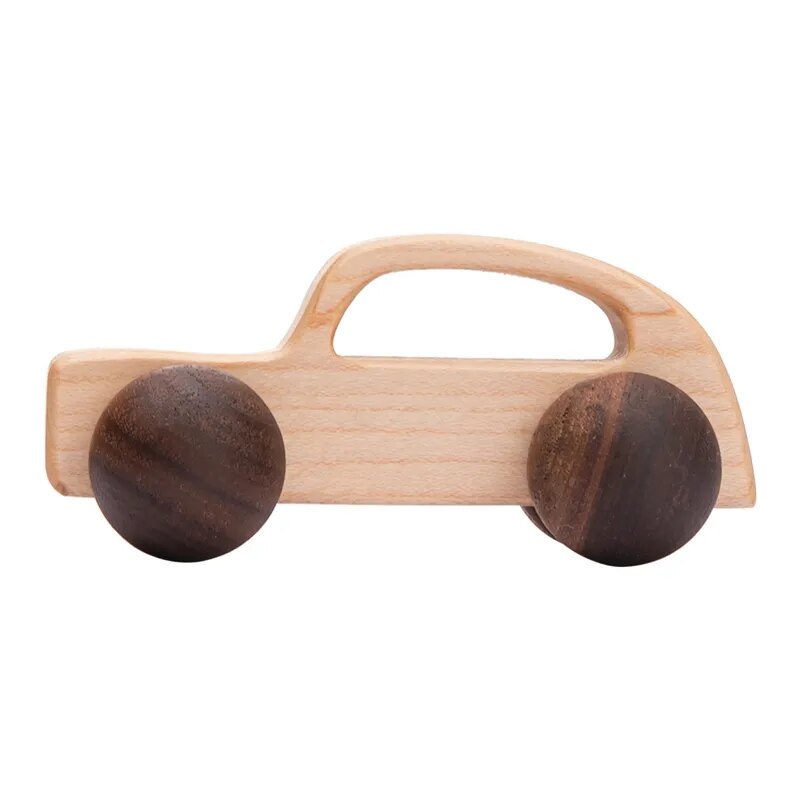 Jouet petite voiture train bébé bois hêtre artisanal fait main cadeau noël anniversaire éveil éducation écologique renouvelable durable - lebois-eco.com