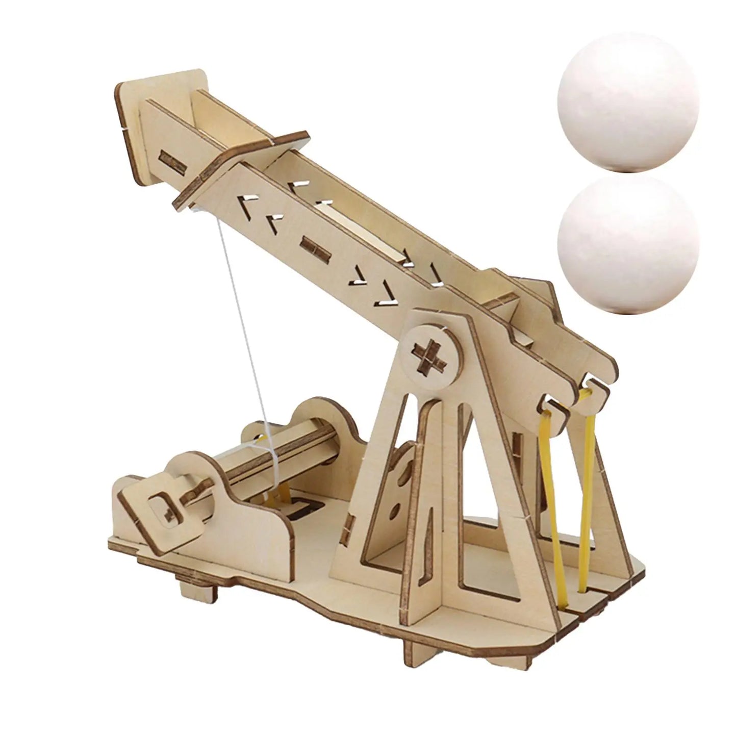 Kit complet catapulte en bois à assembler jouet éducatif enfant à partir de 12 ans cadeau noël anniversaire durable - lebois-eco.com