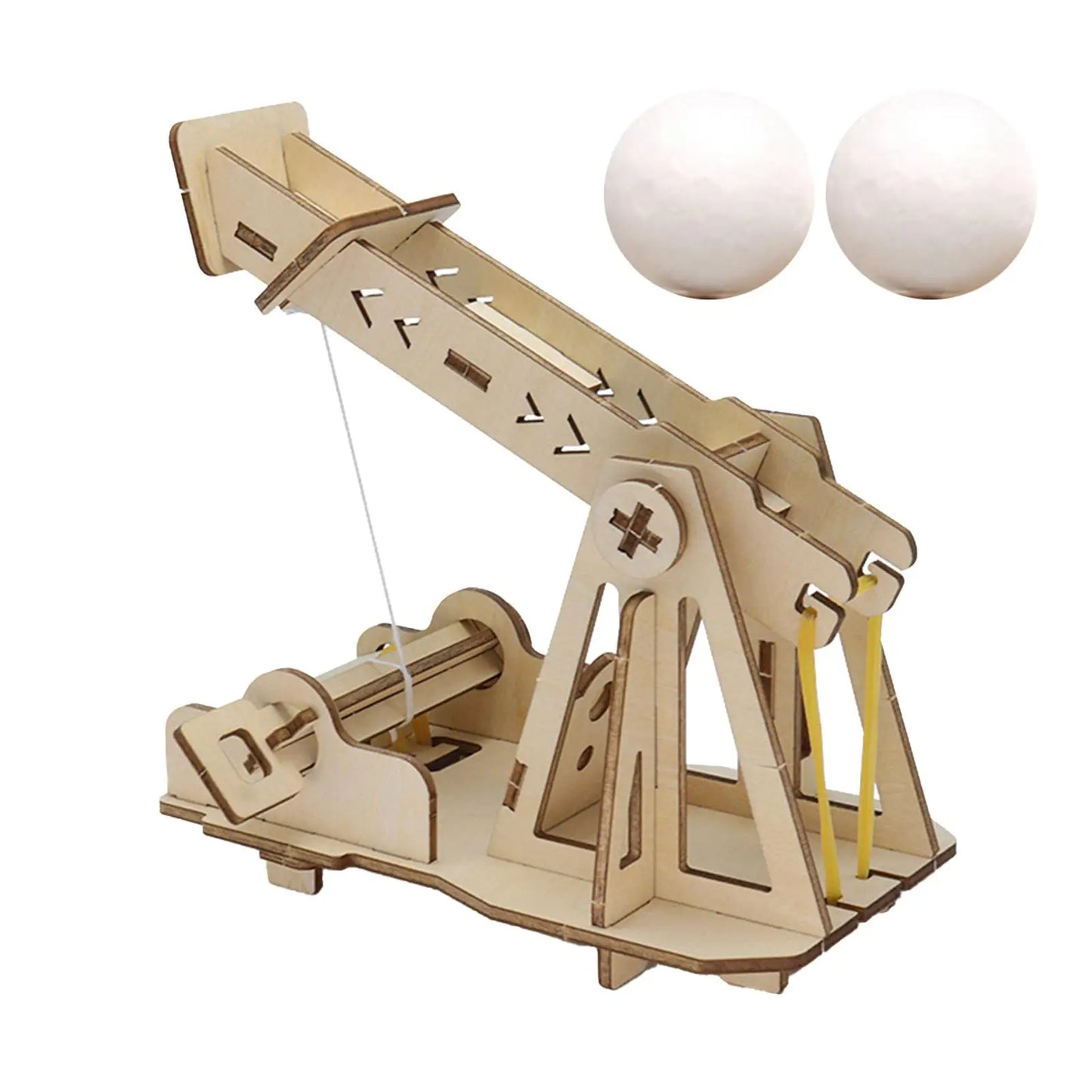 Kit complet catapulte en bois à assembler jouet éducatif enfant à partir de 12 ans cadeau noël anniversaire durable - lebois-eco.com