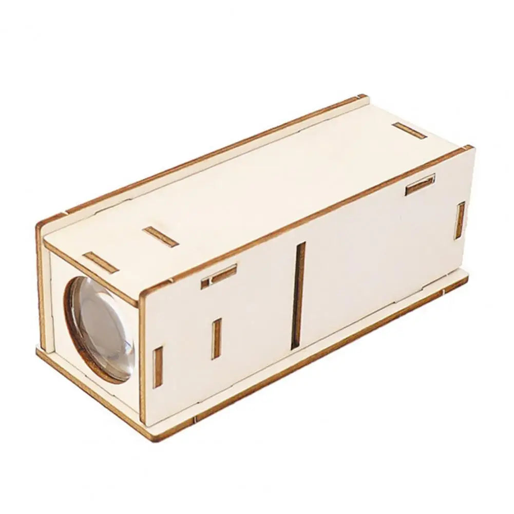 Kit complet projecteur lumière en bois à assembler composants électroniques jouet éducatif expérimentation scientifique enfant cadeau noël anniversaire durable - lebois-eco.com