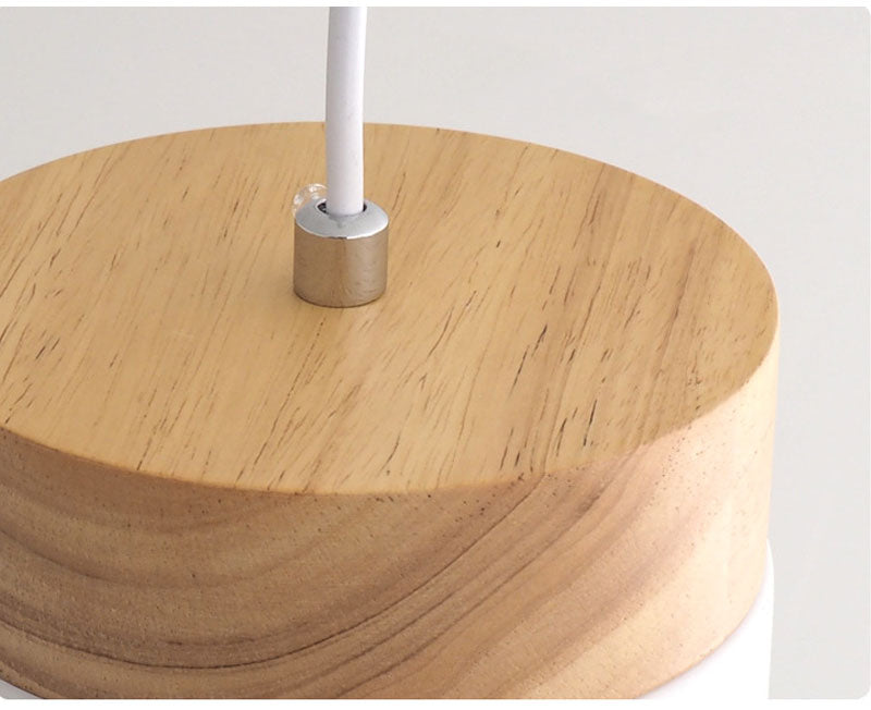 Lampe suspendue plafonnier bois bambou nordique minimaliste décoration intérieur luminaire E27 lumière ampoule renouvelable environnement écologie responsable - lebois-eco.com