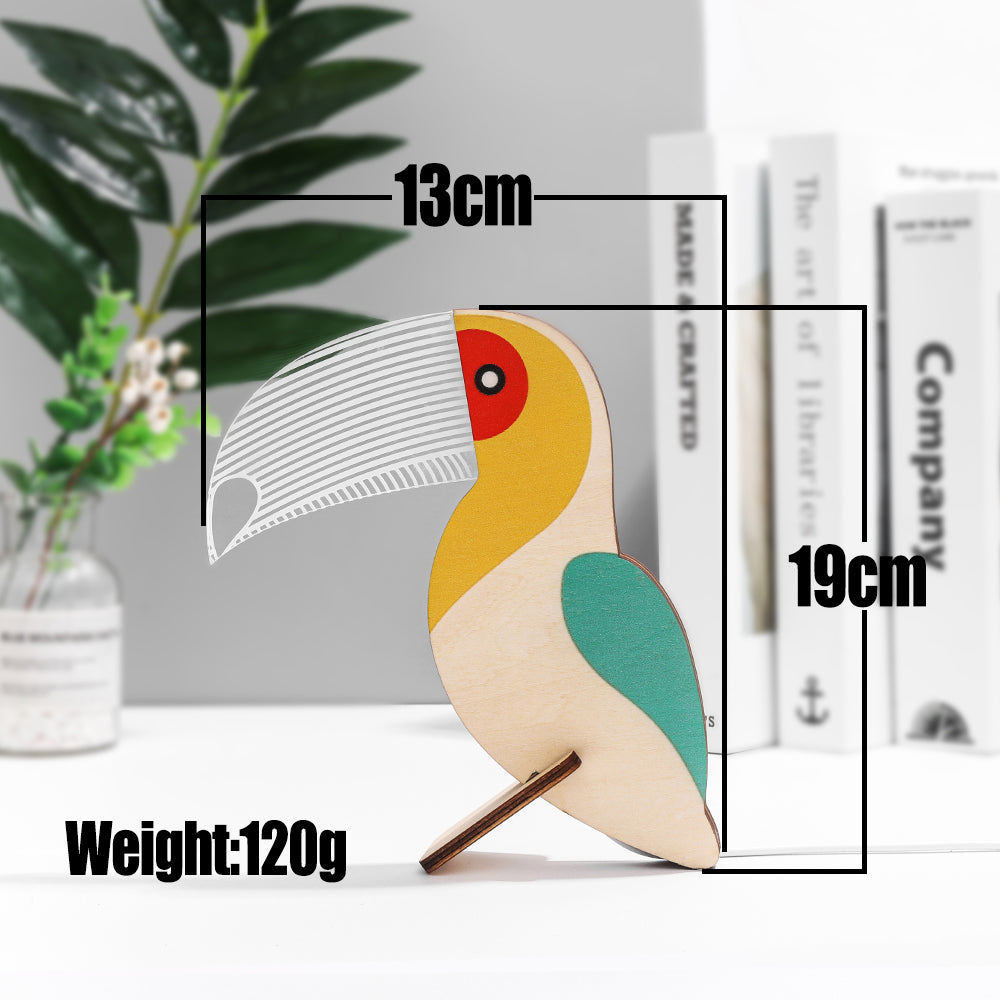 Lampe veilleuse led bois fait main gravure laser animaux pélican toucan baleine chambre enfant bébé cadeau naissance accouchement anniversaire environnement écologie renouvelable responsable - lebois-eco.com