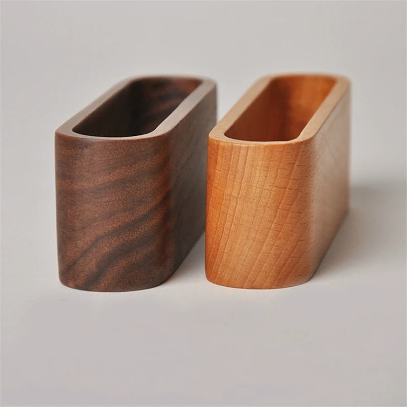 Porte cartes visite bois bambou hêtre noyer intérieur bureau travail professionel art déco maison support fournitures accessoires papeterie durable écologique - lebois-eco.com