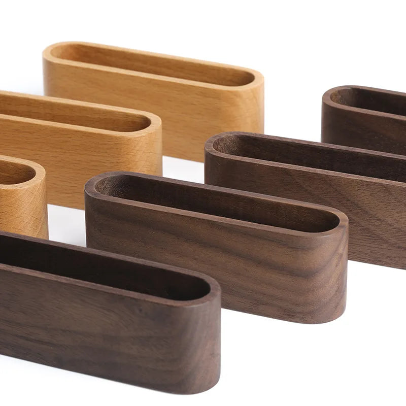 Porte cartes visite bois bambou hêtre noyer intérieur bureau travail professionel art déco maison support fournitures accessoires papeterie durable écologique - lebois-eco.com
