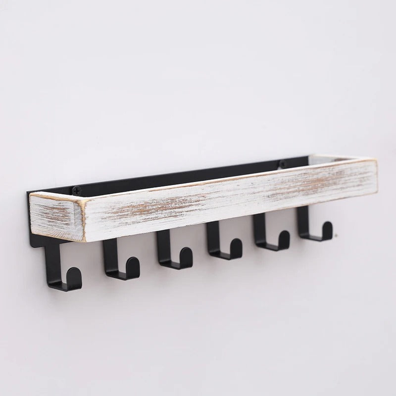 Porte manteau clés organiseur mural support bois entrée salon salle de bain cuisine décoration rangement intérieur maison durable - lebois-eco.com
