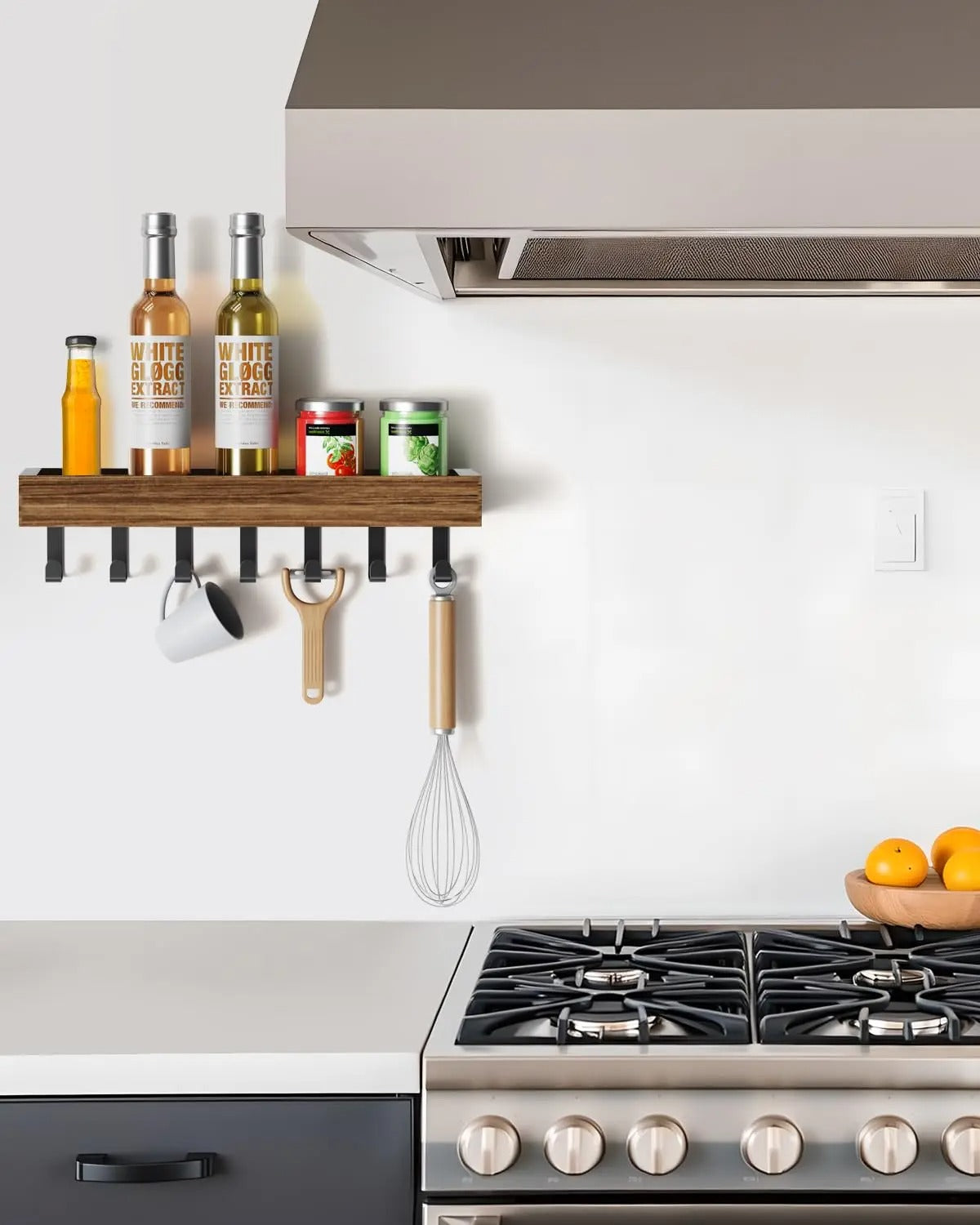 Porte manteau clés organiseur mural support bois entrée salon salle de bain cuisine décoration rangement intérieur maison durable - lebois-eco.com