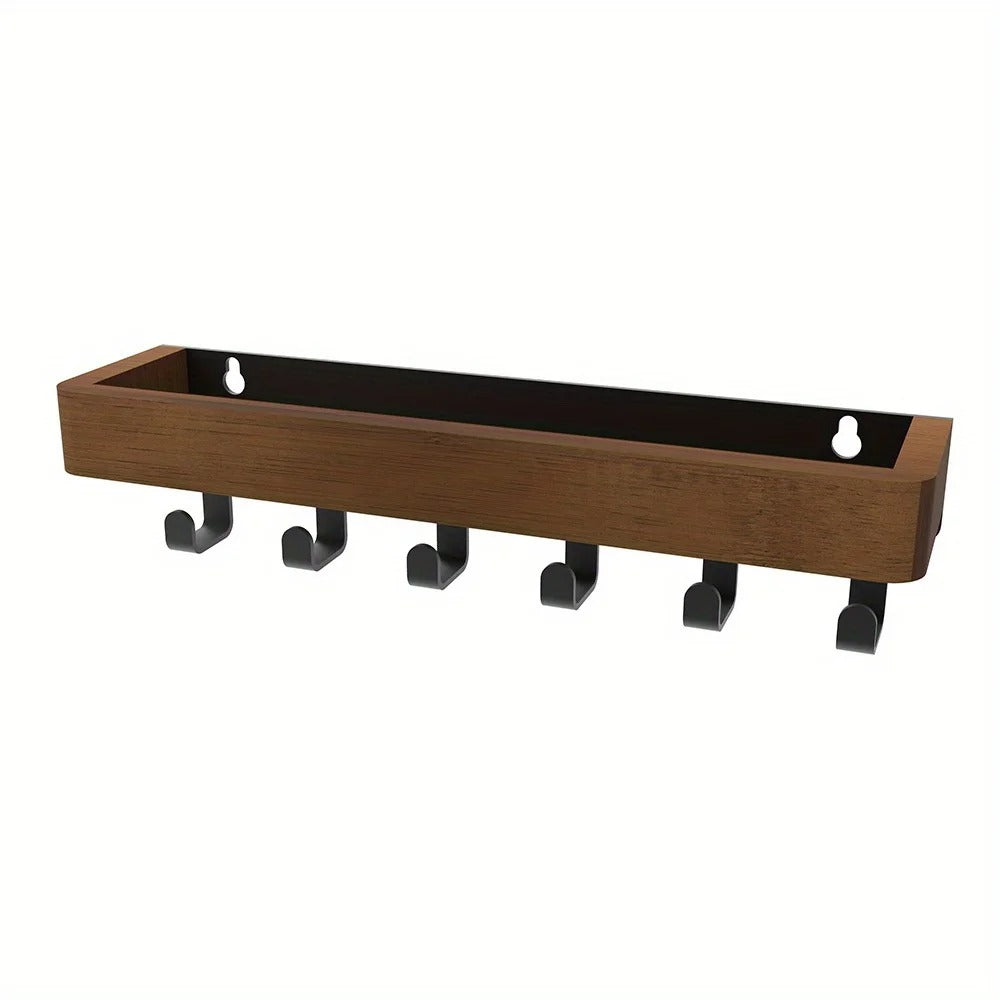 Porte manteau clés organiseur mural support bois entrée salon salle de bain cuisine décoration rangement intérieur maison durable - lebois-eco.com