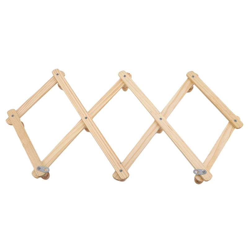 Porte manteau extensible accordéon à visser bois décoration rangement maison intérieur cuisine entrée écologique durable - lebois-eco.com