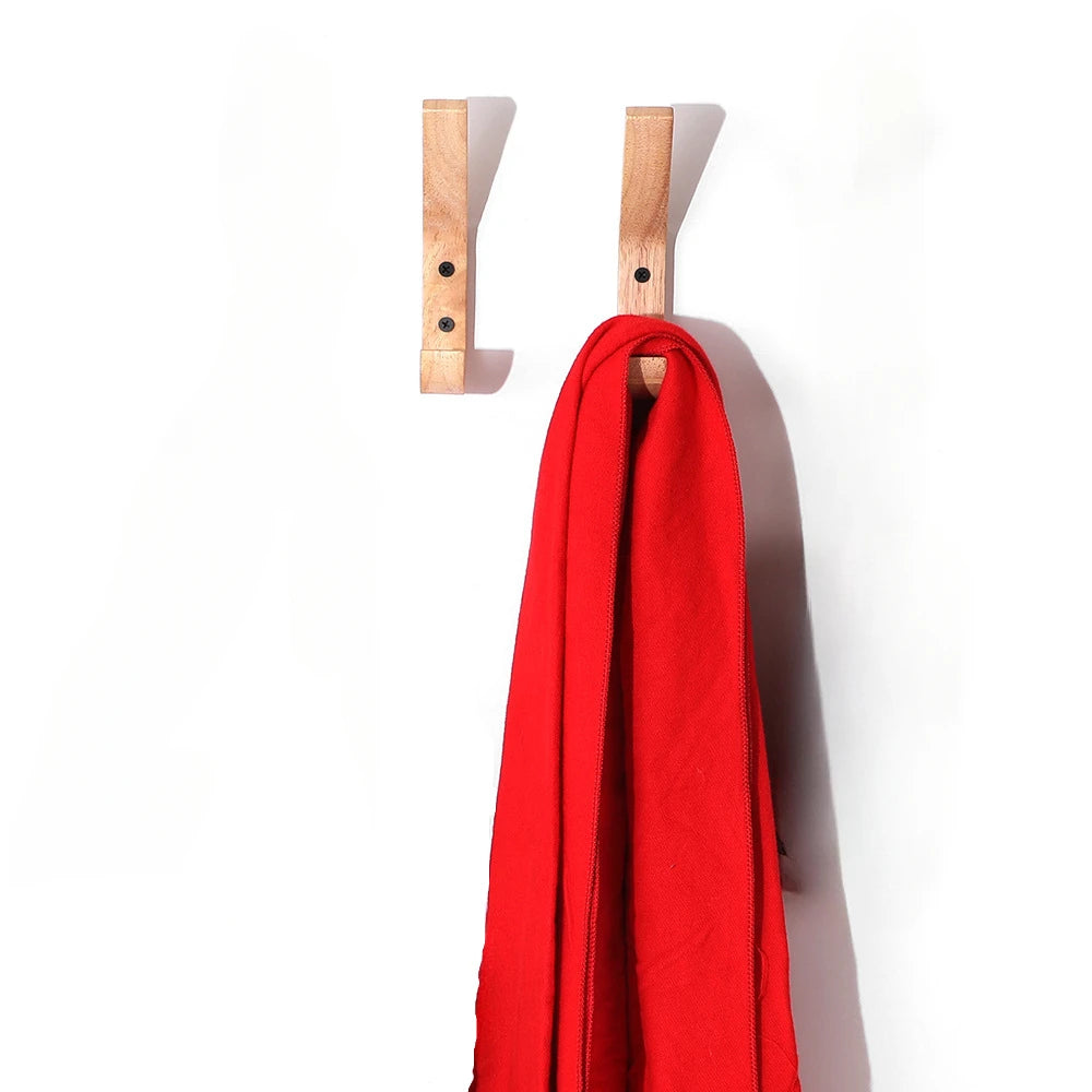 Porte-manteau mural bois naturel à fixer aménagement rangement maison entrée salon chambre à coucher salle de bain écologique durable - lebois-eco.com