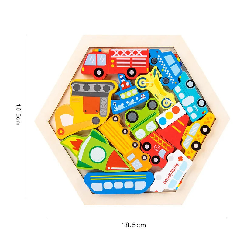 Puzzle enfant bois éveil bébé développement éducatif animaux voiture fruit dinosaure cadeau noël anniversaire écologique durable - lebois-eco.com