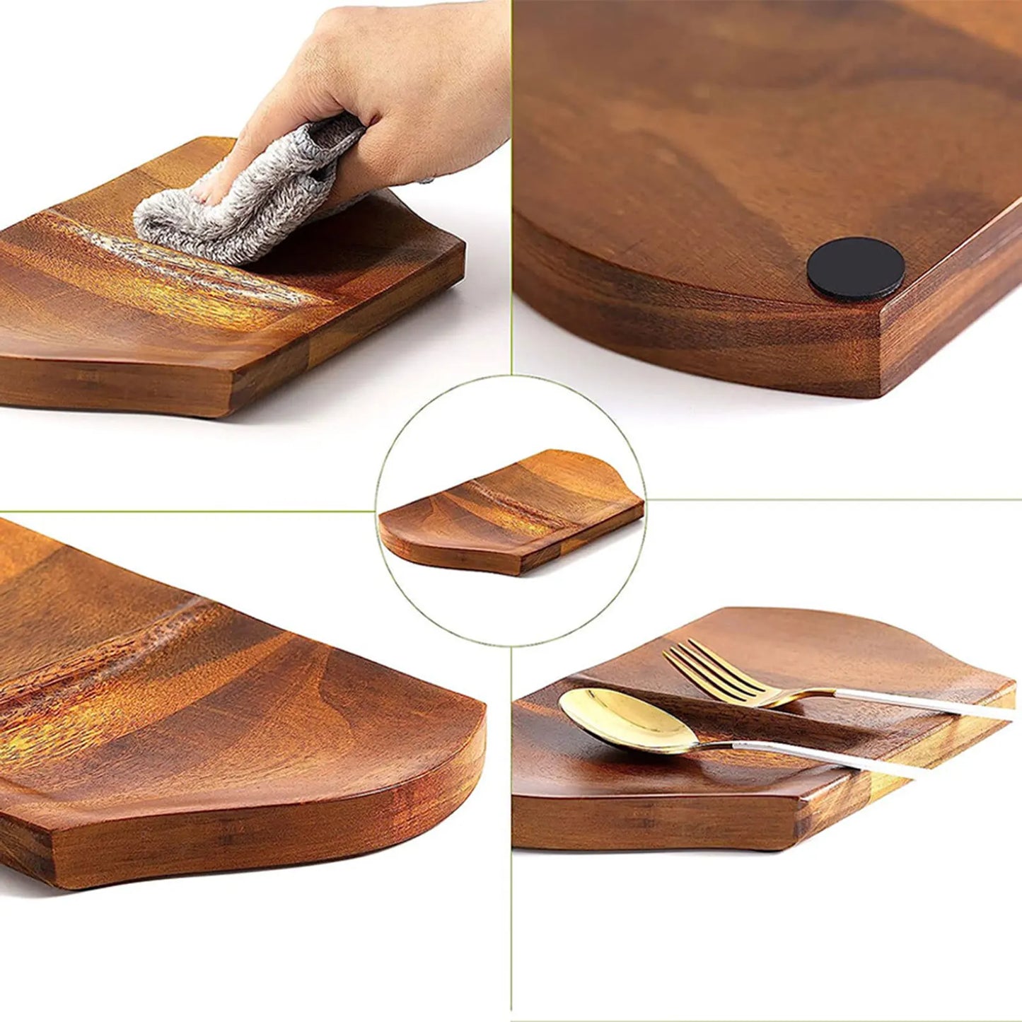 Repose cuillère bois format double accessoire cuisine repas porte couvert couteau fourchette baguette diner écologique durable - lebois-eco.com