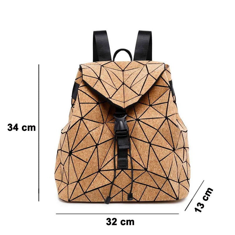 Sac à dos tote bag liège véritable homme femme unisexe pliable léger cadeau anniversaire été summer plage piscine soleil vacances renouvelable écologique responsable environnement - lebois-eco.com