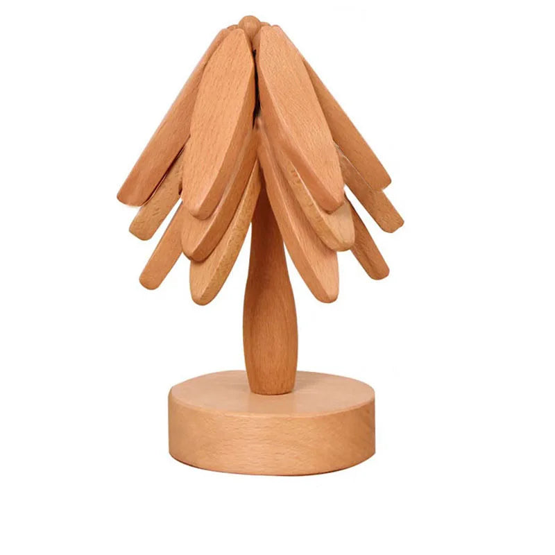 Sous tasse bois noyer rangement socle forme arbre décoration intérieur original service à thé goûter écologique durable - lebois-eco.com