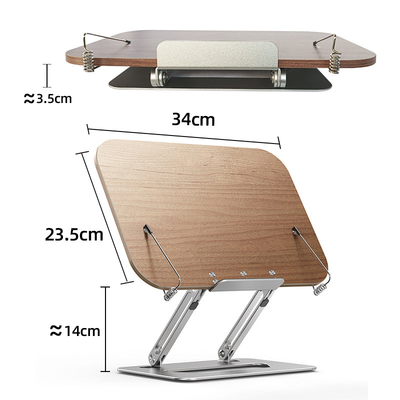 Support bois aluminium universel pliable ajustable réglable tablette téléphone smartphone ordinateur portable iPhone Macbook livre lecture cuisine dessin peinture durable renouvelable carton recyclable - lebois-eco.com