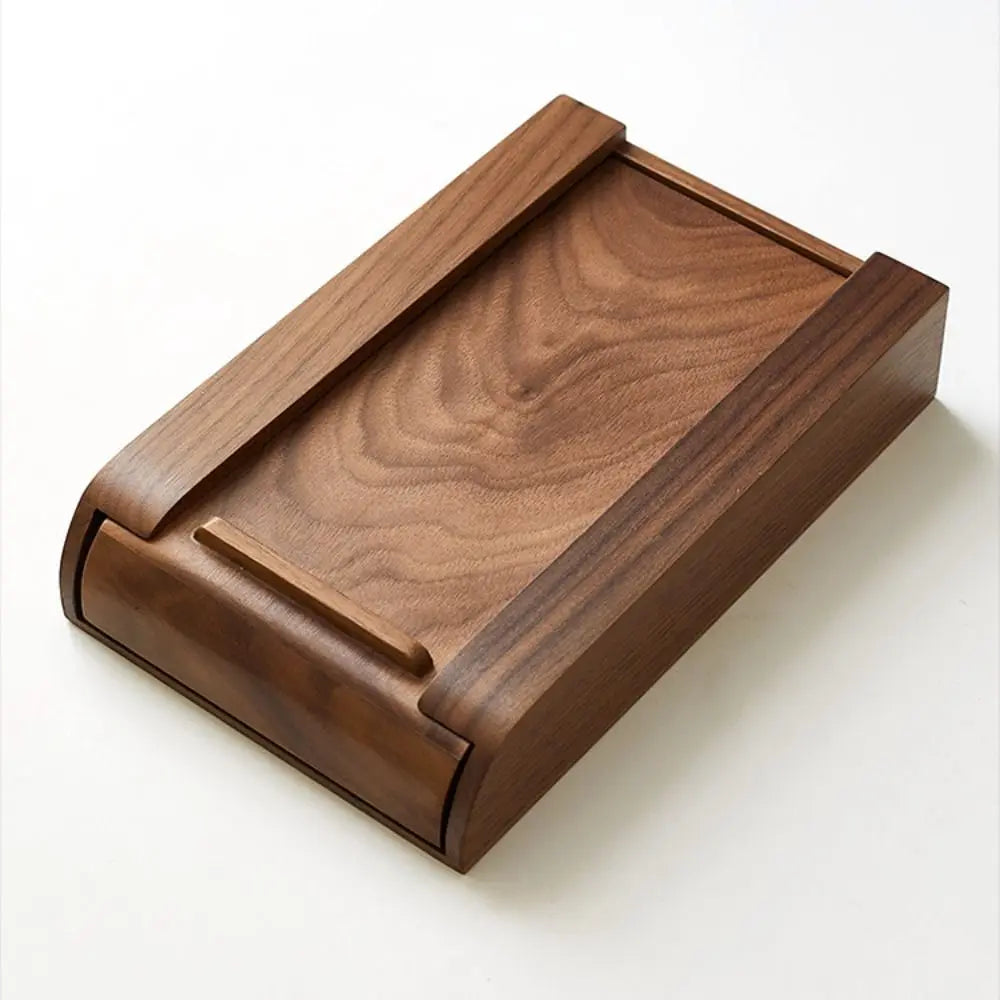 Tiroir rangement caché en bois bambou noyer à coller sous bureau table maison décoration intérieur écologique durable - lebois-eco.com