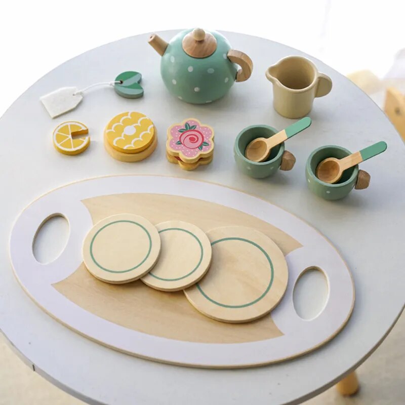 service thé bois jouet jeu enfant cadeau noël anniversaire fille éveil éducatif cuisine durable écologique renouvelable - lebois-eco.com