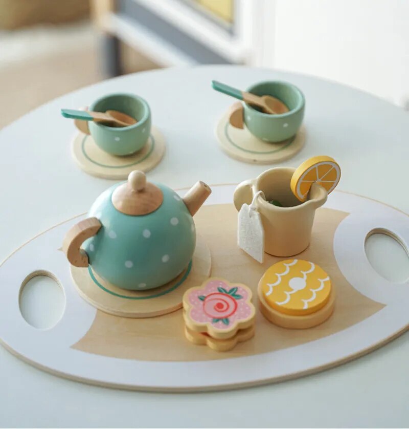 service thé bois jouet jeu enfant cadeau noël anniversaire fille éveil éducatif cuisine durable écologique renouvelable - lebois-eco.com