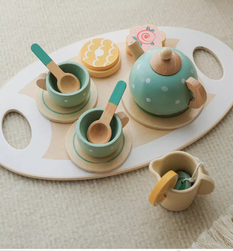 service thé bois jouet jeu enfant cadeau noël anniversaire fille éveil éducatif cuisine durable écologique renouvelable - lebois-eco.com