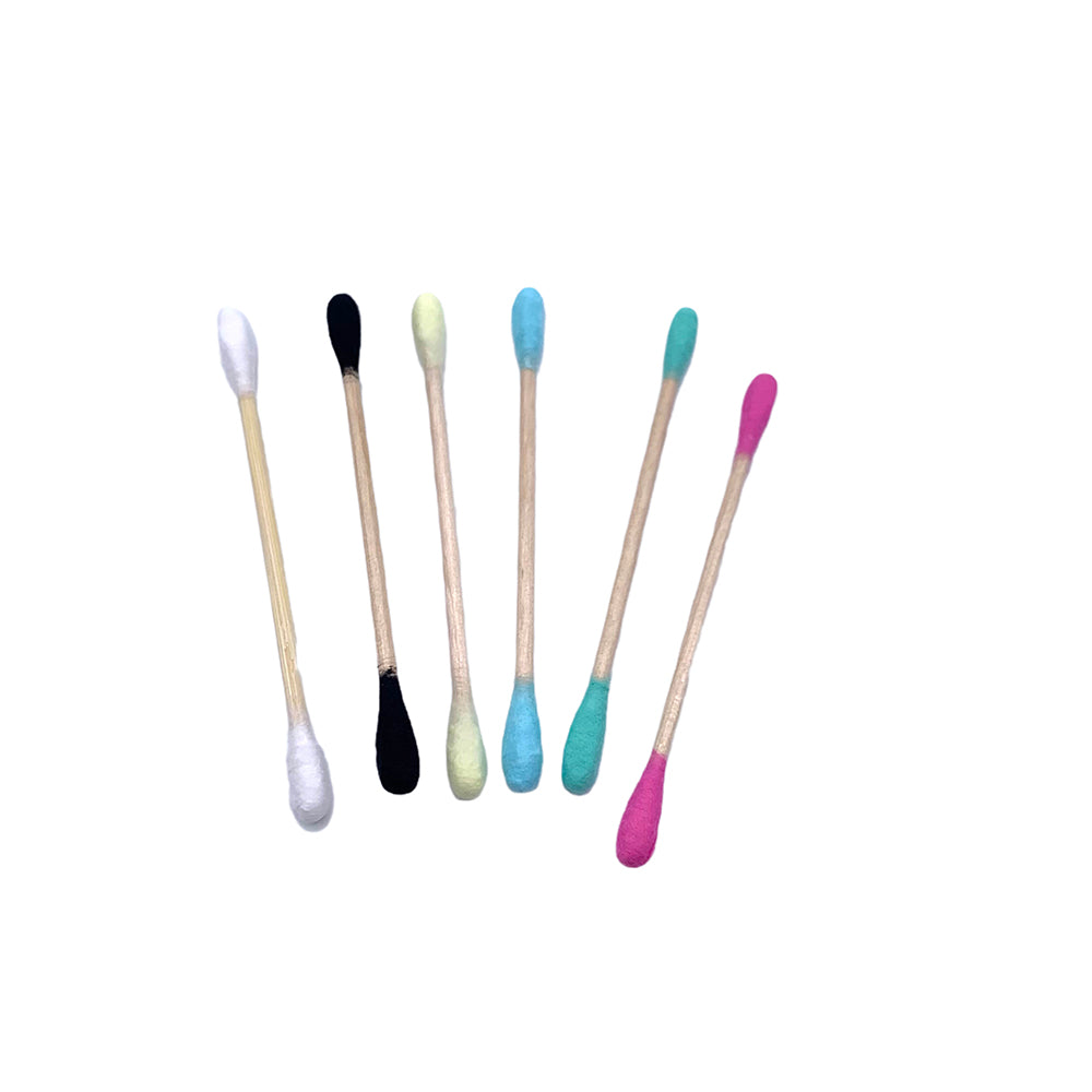 Coton-tige 100 % biodégradable bio bambou hygiène salle de bain oreille nez santé 200 pièces carton recyclé environnement écologie renouvelable responsable - lebois-eco.com