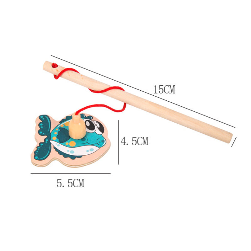 Jeu de pêche magnétique bois enfant jouet poisson cadeau noël anniversaire environnement renouvelable écologique responsable - lebois-eco.com