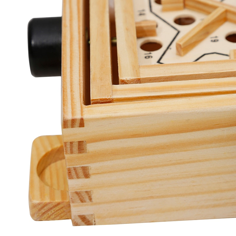 Labyrinthe casse tête magnétique 3D bois wood enfant adulte jeux société fait main magnétisme jouet environnement écologique renouvelable éco-responsable 5 - lebois-eco.com