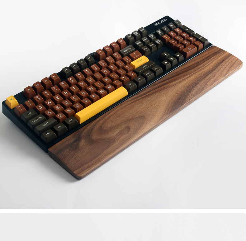 Repose poignet clavier bois noyer ergonomique élégant gamer travail Apple Macbook Pro écologique responsable renouvelable environnement - lebois-eco.com