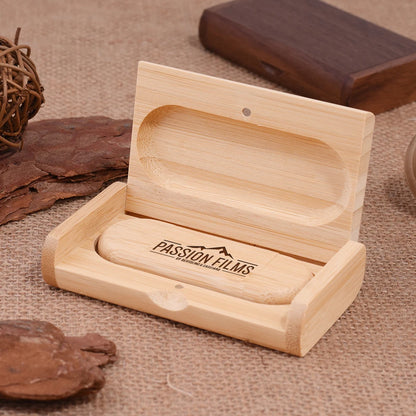 Coffret clé usb bois personnalisable gravure laser 2 en 1 usb 3.0 et type c noyer bambou érable logo prénom entreprise mariage photographe durable - lebois-eco.com