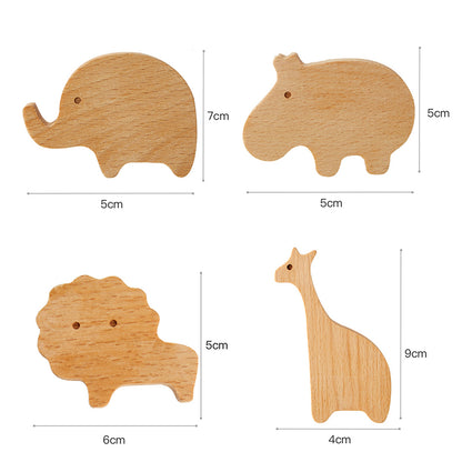 Crochet mural muraux hêtre bois porte manteau sac vêtement blouson décoration intérieur maison DIY art chambre enfant animaux environnement écologique responsable renouvelable - lebois-eco.com