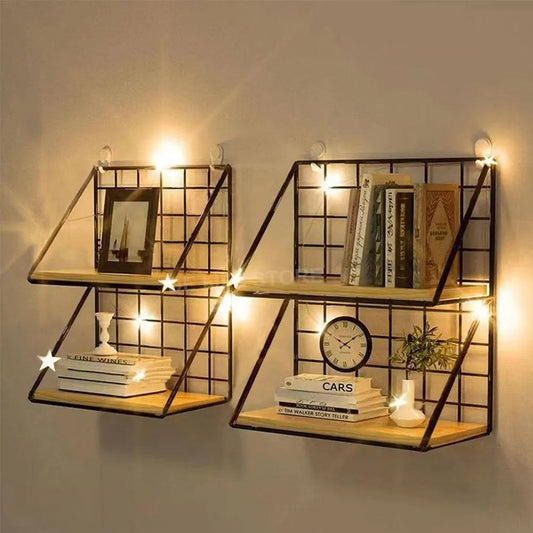 Étagère murale bois métal à fixer rangement cuisine salle de bain décoration salon chambre à coucher intérieur maison durable - lebois-eco.com