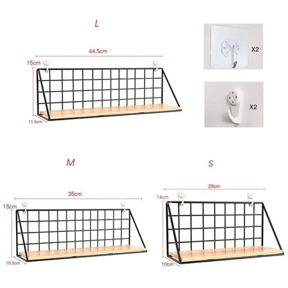 Étagère murale bois métal à fixer rangement cuisine salle de bain décoration salon chambre à coucher intérieur maison durable - lebois-eco.com