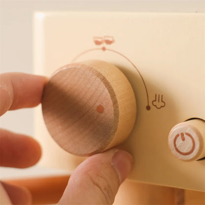 Machine à café expresso jouet en bois massif pour enfants développement éducatif imagination et coordination cadeau noël durable - lebois-eco.com