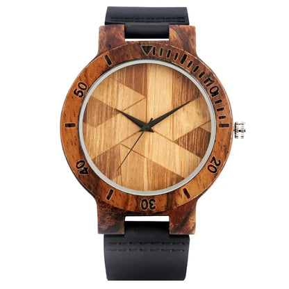 Montre en bois pour homme portée au poignet – design élégant, naturel et raffiné pour un style authentique