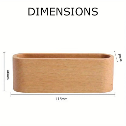 Porte cartes visite bois bambou hêtre noyer intérieur bureau travail professionel art déco maison support fournitures accessoires  papeterie durable écologique - lebois-eco.com