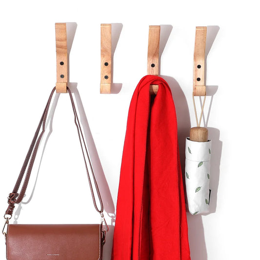 Porte-manteau mural bois naturel à fixer aménagement rangement maison entrée salon chambre à coucher salle de bain écologique durable - lebois-eco.com